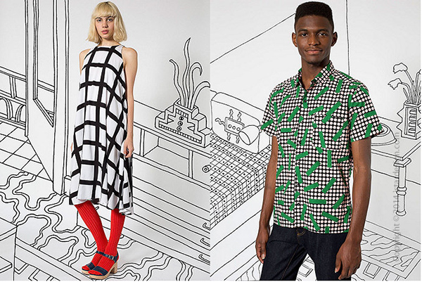 Вирусные принты American Apparel on istar design bureau blog www.istardesign.com