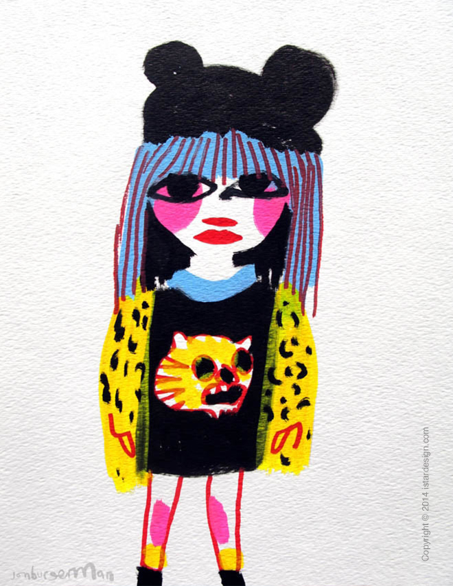 Tumblr Girls Джона Бургермена on iStar Design Blog on www.istardesign.com