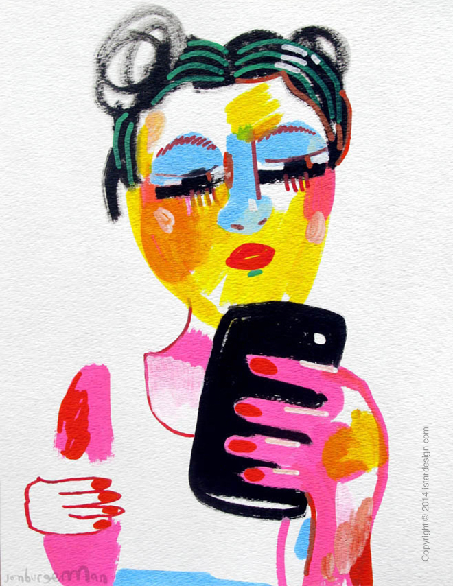 Tumblr Girls Джона Бургермена on iStar Design Blog on www.istardesign.com