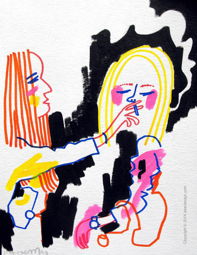 Tumblr Girls Джона Бургермена on iStar Design Blog on www.istardesign.com
