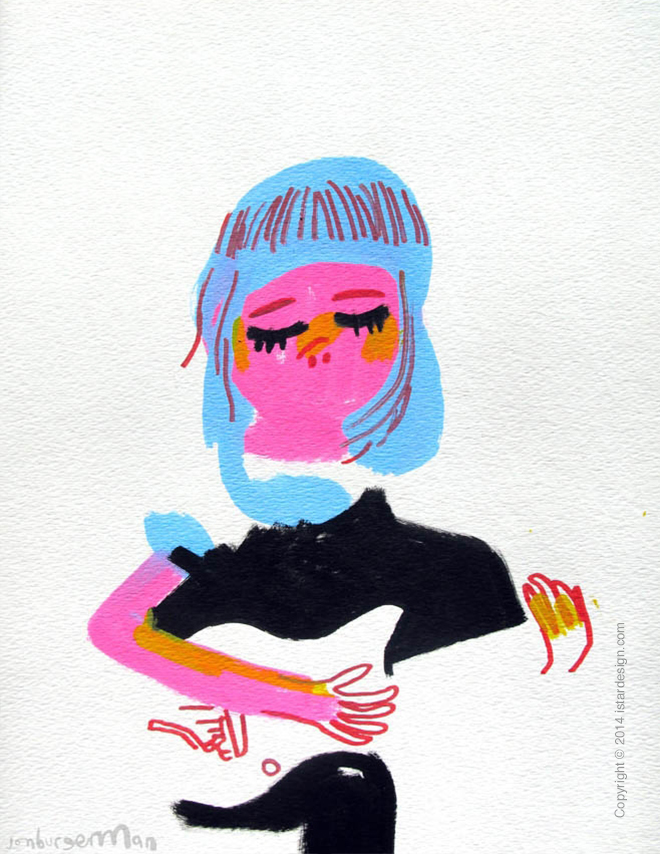 Tumblr Girls Джона Бургермена on iStar Design Blog on www.istardesign.com
