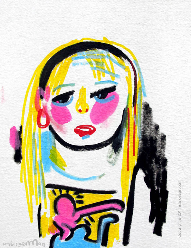 Tumblr Girls Джона Бургермена on iStar Design Blog on www.istardesign.com