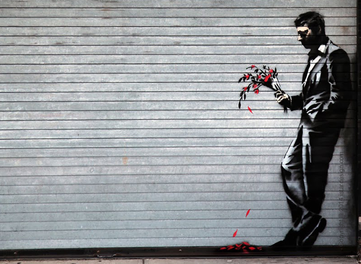 граффити художник Banksy on iStar Design Blog on www.istardesign.com