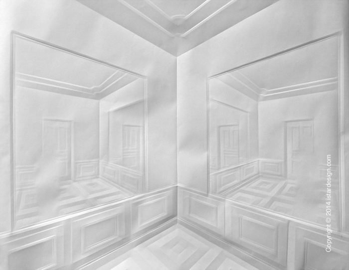 картины из бумаги Саймон Шуберт on iStar Design Blog on www.istardesign.com