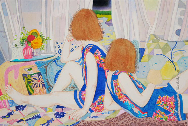 картины художницы Naomi Okubo on iStar Design Blog on www.istardesign.com