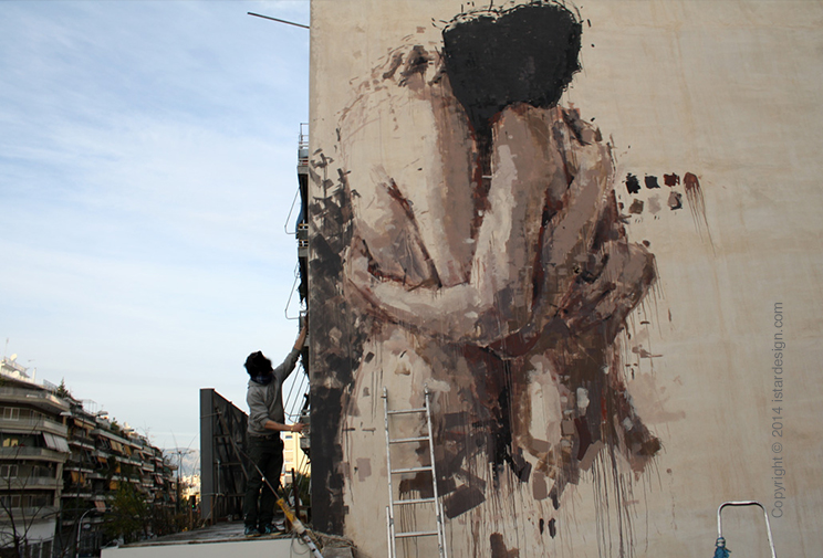 Академический стрит-арт Borondo on iStar Design Blog on www.istardesign.com