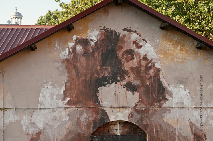Академический стрит-арт Borondo on iStar Design Blog on www.istardesign.com