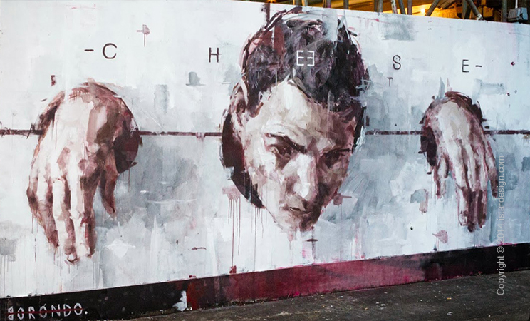Академический стрит-арт Borondo on iStar Design Blog on www.istardesign.com