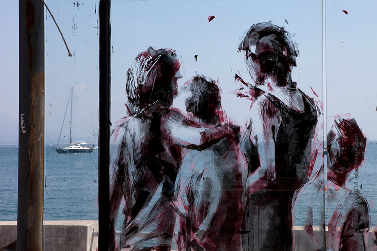Академический стрит-арт Borondo on iStar Design Blog on www.istardesign.com