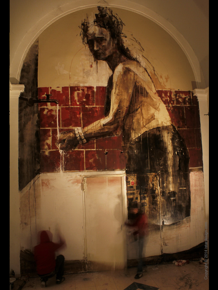 Академический стрит-арт Borondo on iStar Design Blog on www.istardesign.com