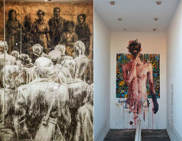 Академический стрит-арт Borondo on iStar Design Blog on www.istardesign.com