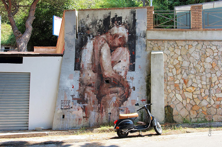 Академический стрит-арт Borondo on iStar Design Blog on www.istardesign.com