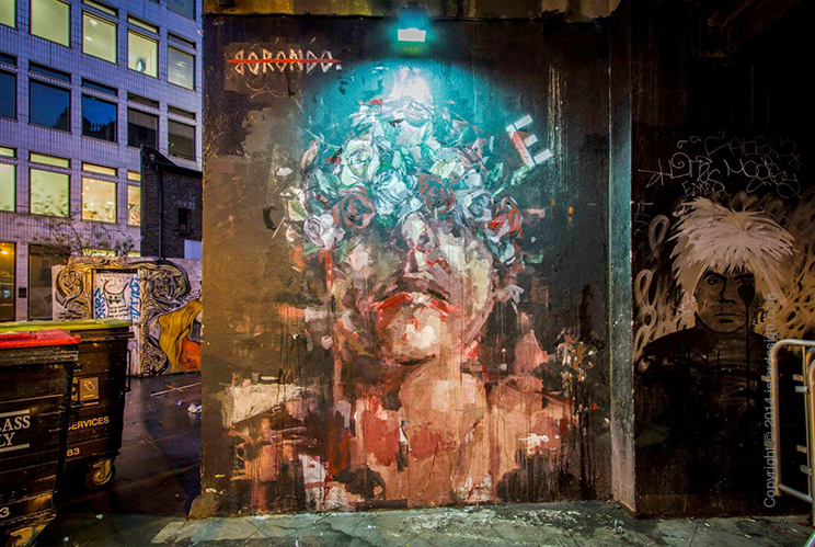 Академический стрит-арт Borondo on iStar Design Blog on www.istardesign.com