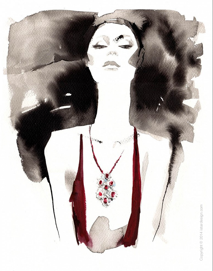 Иллюстрации Елены Цареградской on iStar Design Blog on www.istardesign.com