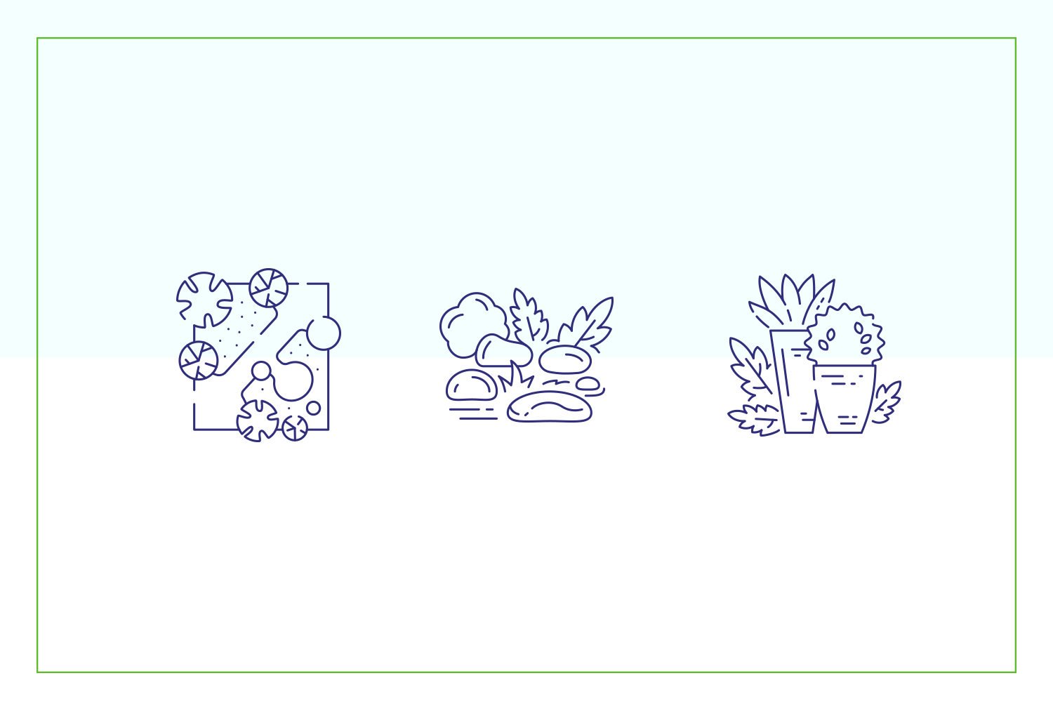 download Gardening line icons