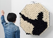Interactive mirrors of Daniel Rozin